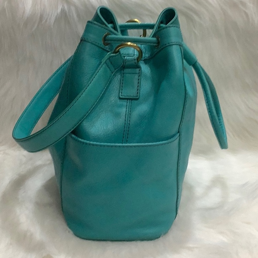 Like New Fossil “Tessa” Drawstring Shoulder Bag - image 3